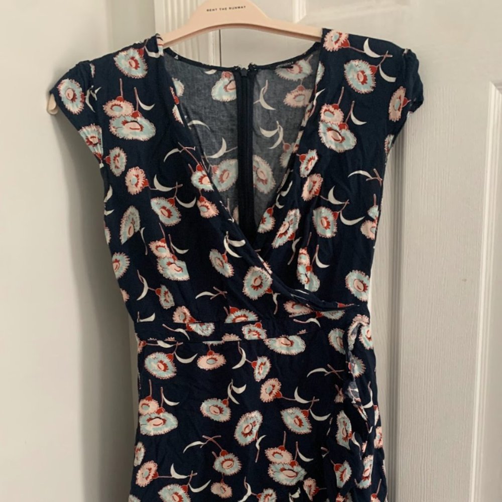 Faux wrap summer dress J. Crew size 2